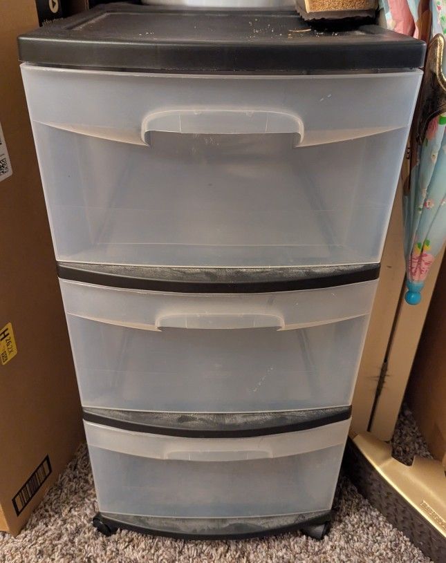 Plastic drawers $10 each