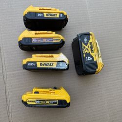 Dewalt Batteries 20v