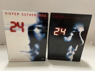 Kiefer Sutherland “24” Seasons 1,2 DVDs