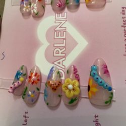 Custom 3D Press On Nails 💅 