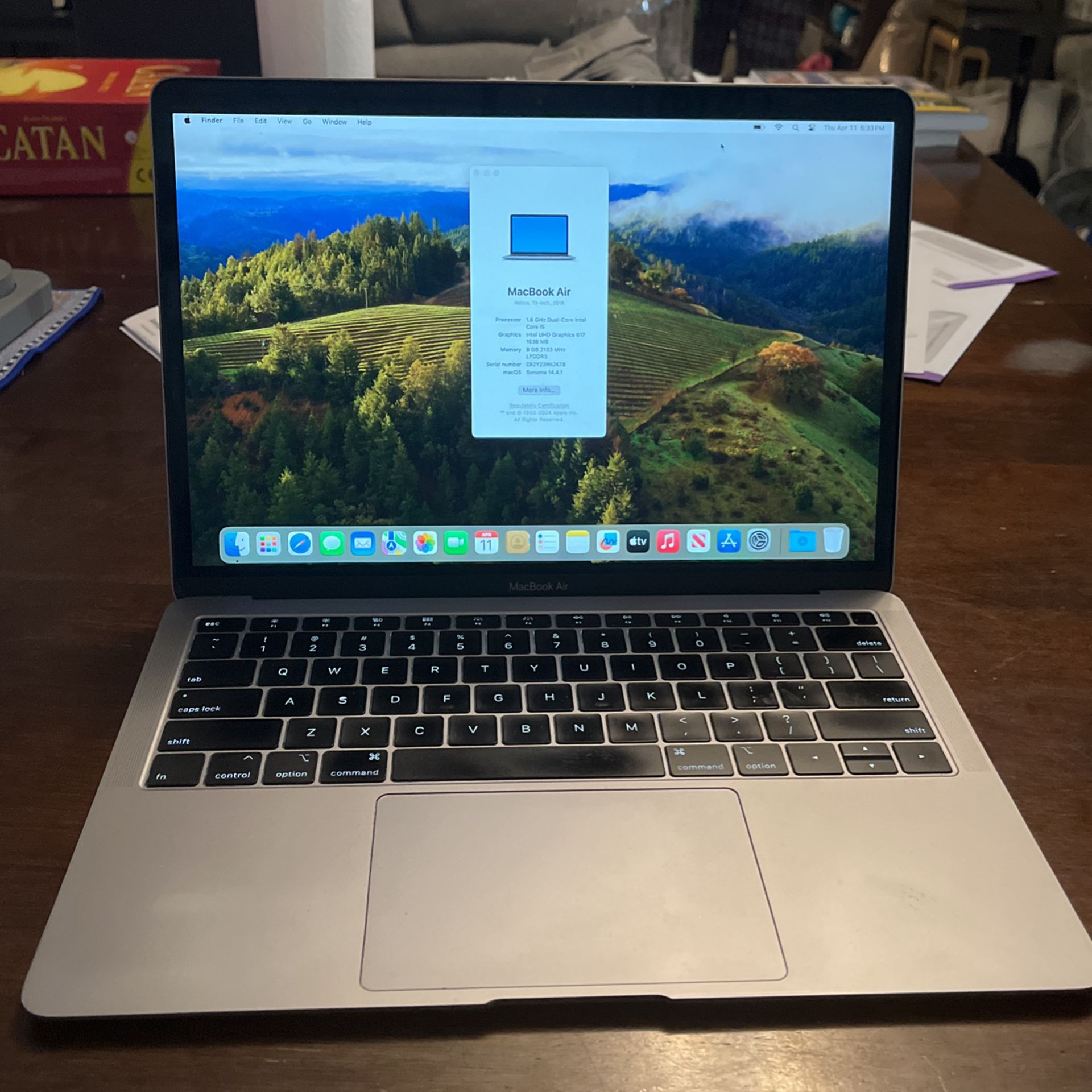 MacBook Air Laptop 2018 13 Inch 
