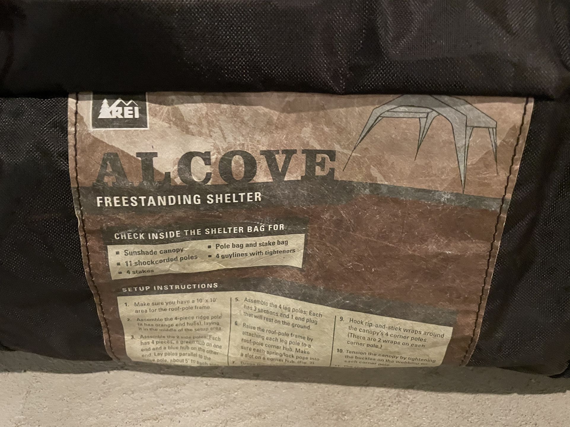 REI Alcove Freestanding Shelter