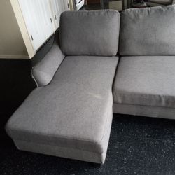 Small Sectional Grey Sofa bed 