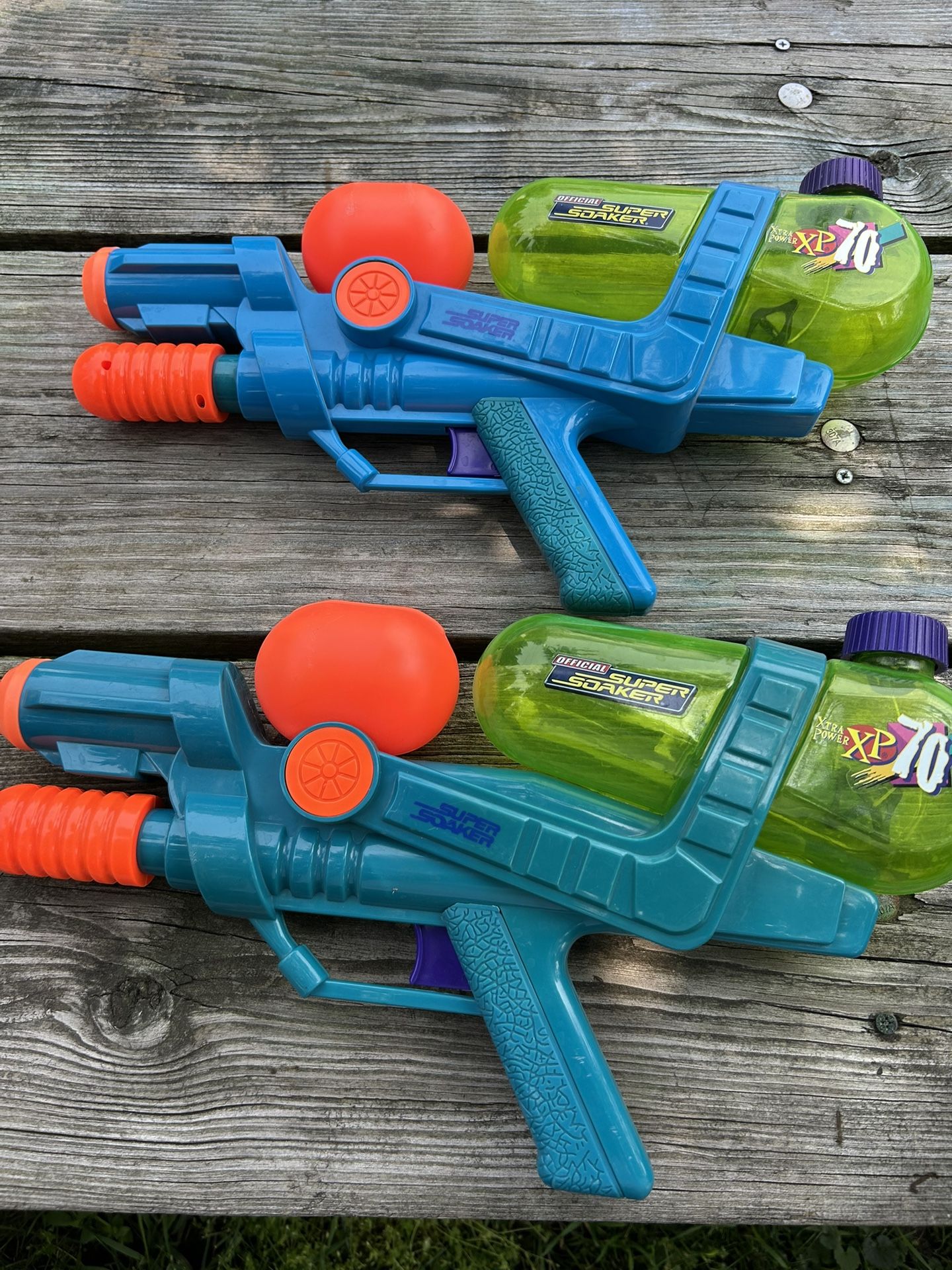 Vintage Super Soakers Xp70 Works Lot Of-2