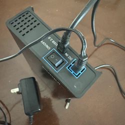External storage Case with 500 GB SATA Disk Attached
