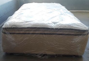 New twin size pillow top mattress