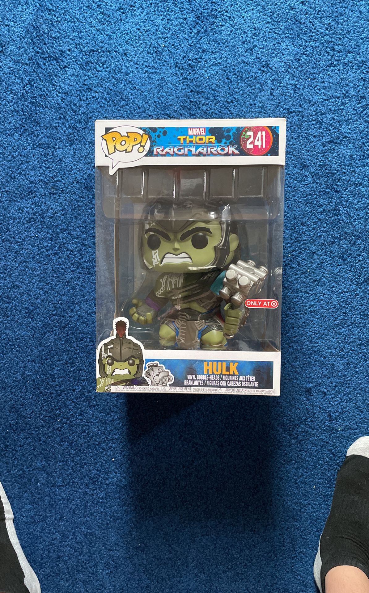 Funko Pop Marvel Thor Ragnarok 241 HULK (Gladiator) 10” Target Exclusive