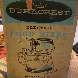 Vintage Duracrest Food Mixer