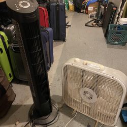 Rotating Fan And Box Fan