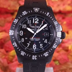 Breitling Colt Skyracer 45mm Black Dial Men’s Quartz Watch Full Set X74320