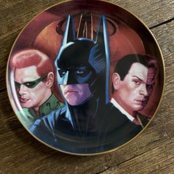 Batman forever, collectors edition plate. Limited edition.