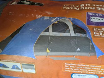 Family Dome Tent + 3 Battery small portable lanterns
