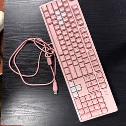 Pink Mechanical Keyboard