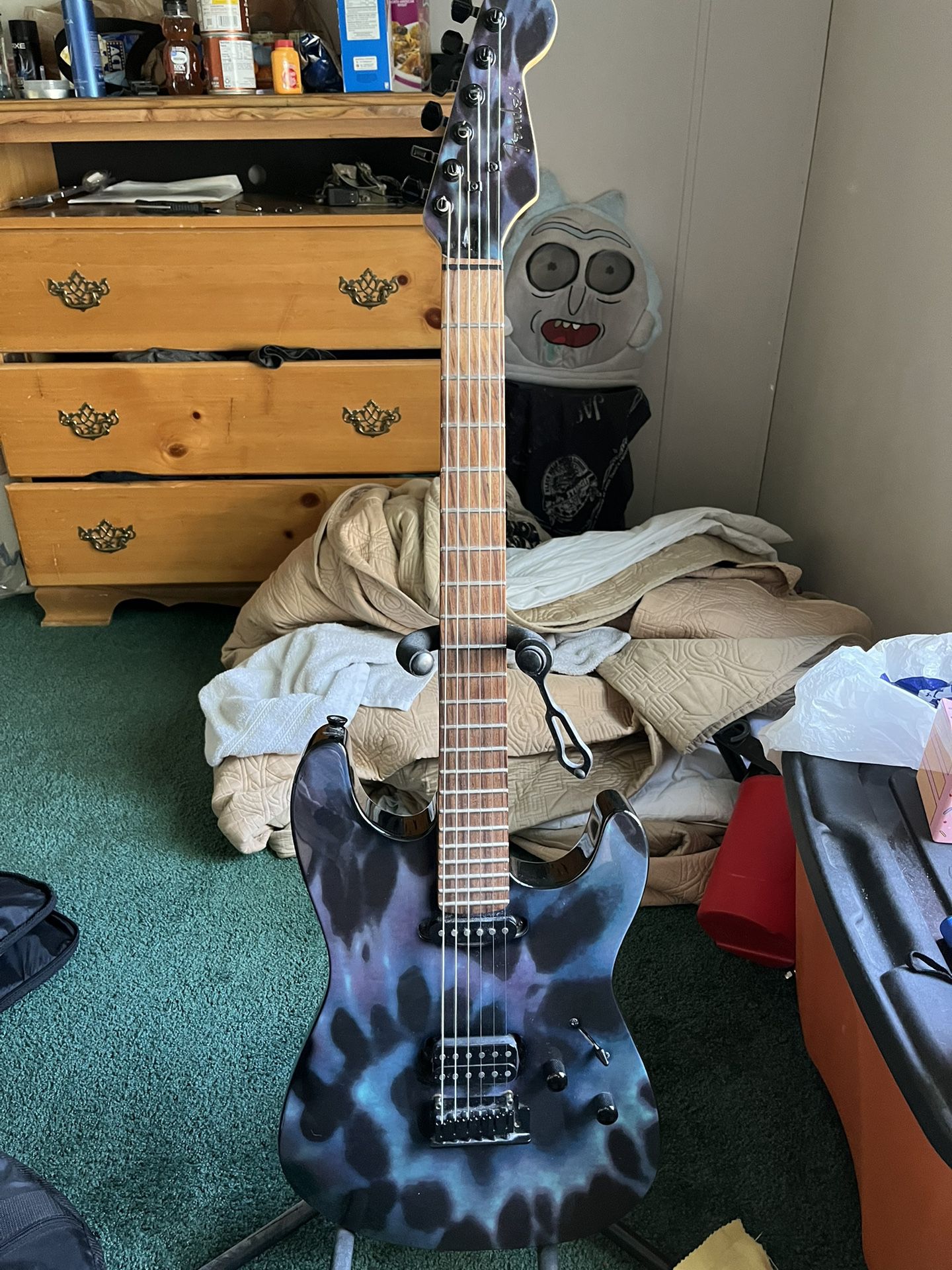 Electric guitar Fender Stratocaster Hippie, Tie-Dye