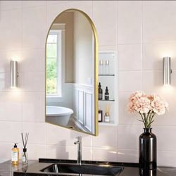 Medicine Cabinet Mirror, Mount Bathroom Storage Cabinet with Mirror Modern Vanity Bathroom
