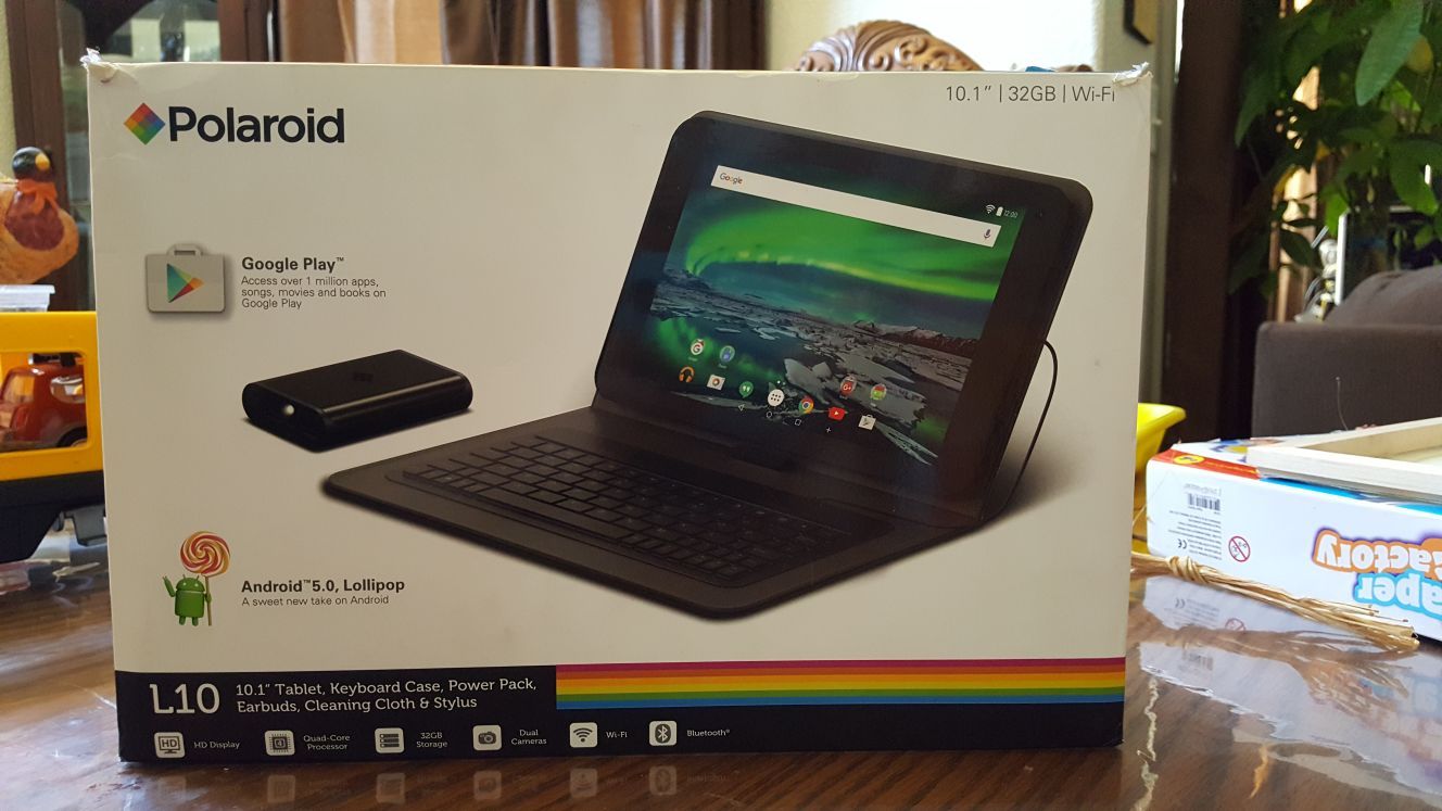 Poloroid notebook tablet