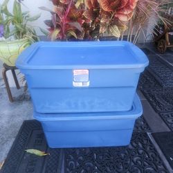2.  30 GAL PLASTIC STORAGE BINS 