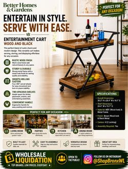 Better Homes & Gardens Entertainment Cart