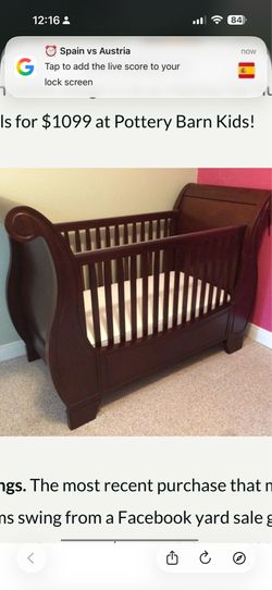 Pottery Barn kids bed