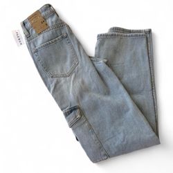 Light blue PacSun cargo jeans