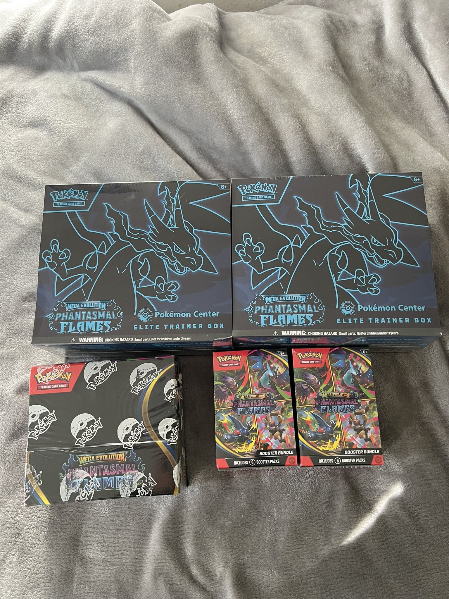 Pokemon Phantasmal Flames Pokemon center ETBs + BB Pokemon Phantasmal Flames Pokemon center ETBs + BB