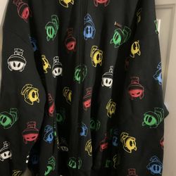 Men’s Vintage Lot29 Marvin The Martian Hoodie Size 2X