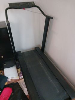 Black Treadmill with Console