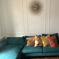 Green Right Sectional Couch