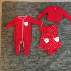 3 Month Christmas / Santa Outfit