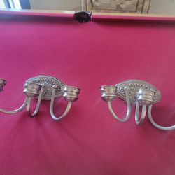 Lights Fixtures  Silver  15.00 For One For Pick Up Only. 