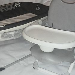 Portable Bassinet and High Chair 