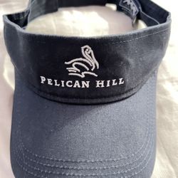 Pelican Hill Golf Club Visor Hat Cap Strap  Adult Casual Adjustable