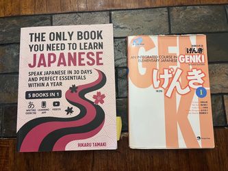 Japanese Learning Books – Genki I & Hikaru Tamaki