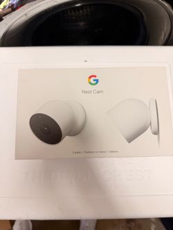 Google Nest Cam Indoor/Outdoor Battery Security Cameras – 2 Pack