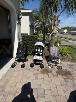3 Strollers $35 Each