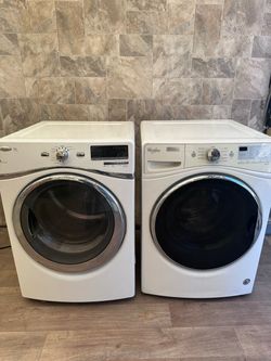 Whirlpool washer and dryer laundry