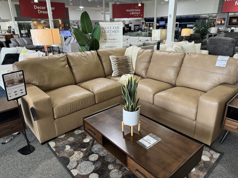 [OM] 🟪 Only $45 initial then take it home 🏡 Brand New  Bandon Sectional L Shape