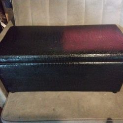 Snakeskin Chest Ottoman