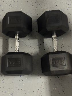Pair 90 Pound Dumbells
