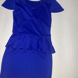 Royal blue dress vestido azul