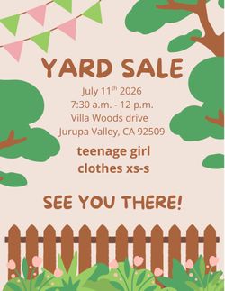 Yard sale!