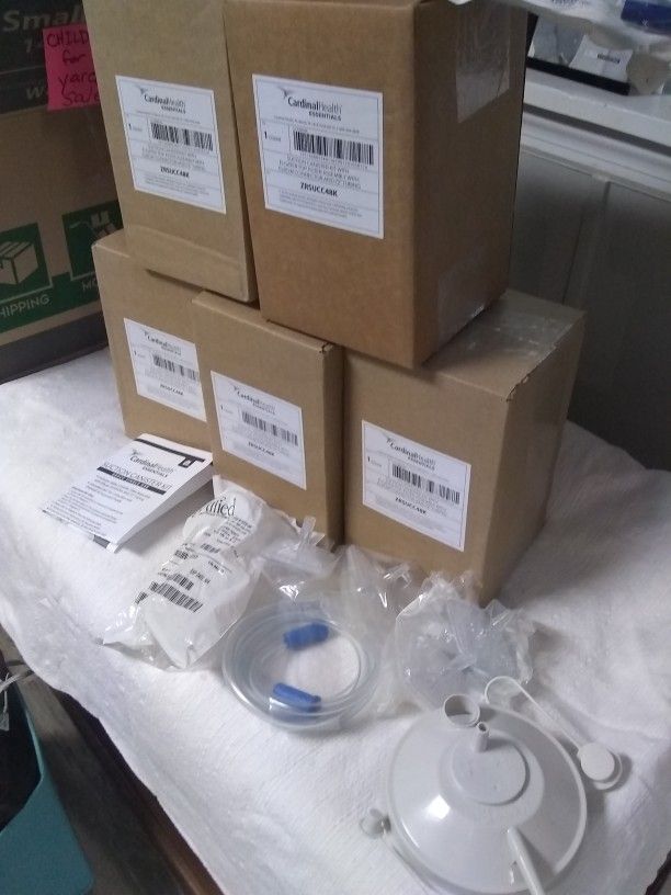 NEW SEALED Cardinal Health Suction canister Kit 800CC