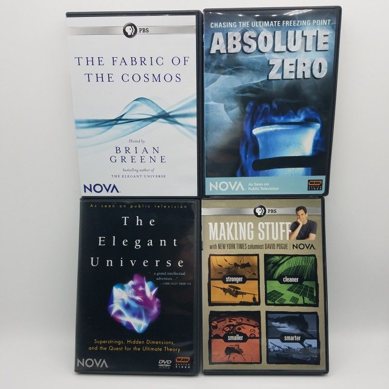 Physics Engineering Astronomy DVD Lot PBS Nova Science