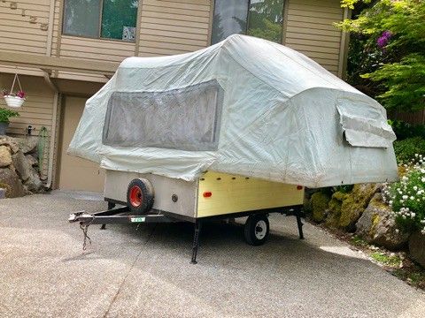 Vintage Cox tent camper