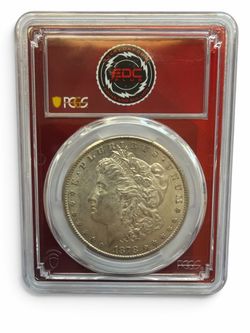 1878 Morgan Silver Dollar PCGS Slabbed