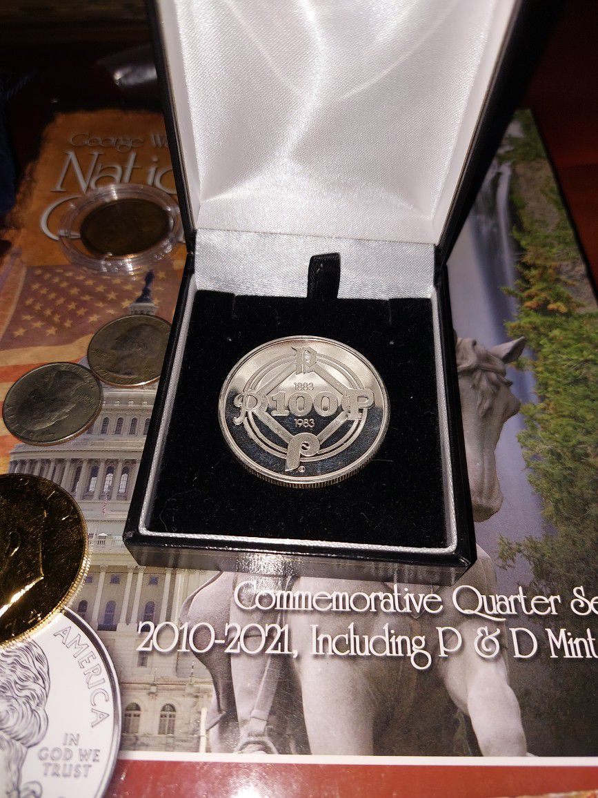 100th Anniversary Phillies Coin .999silver