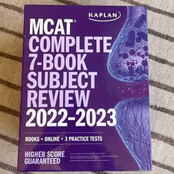 MCAT Kaplan + Flashcards 2022-2023 