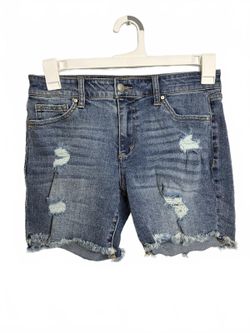 Joe's Jeans Distressed Raw Hem Denim Shorts Size 26 Stretch