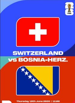 Switzerland vs Bosnia & Herzegovina - Thu Jun 18