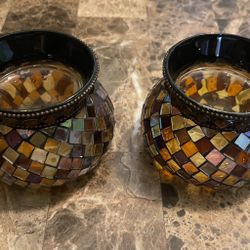 Partylight Candle Holders Set Of 2 3x4 Inches In Size